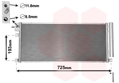 VAN WEZEL Kondensaator,kliimaseade 37005634